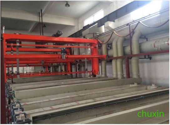 Etkili Elektroplating Üretim Sistemi Elektroplating Üretim hattı 0-50C