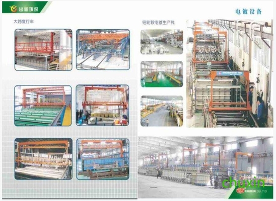 PLC tarafından kontrol edilen tüketim ile yüksek verimli elektroplating üretim hattı