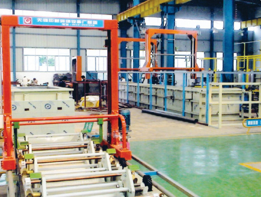 İtmeli Tip Çinko Varil Kaplama Hattı Otomatik Asma