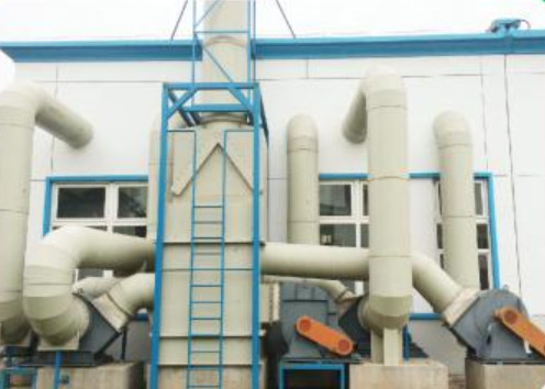 Atık gaz arıtma sistemi aktif karbon sisleri sprey boya odası
