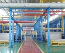 Güney Kore Tbyo Elektromekanik Jiangyin Fabrikası Elektroplating Hard Chromium Otomatik Üretim hattı
